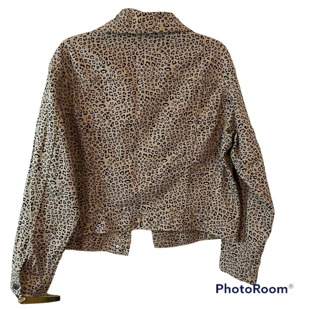 Divided H&M Chetah Print Women Jacket Size M - Picture 2 of 9